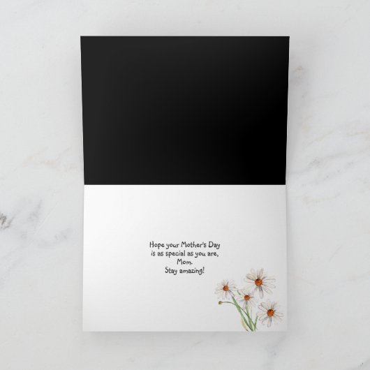 Sattelschuhe und Muttertag der Dämmerung Karte (Innenseite)