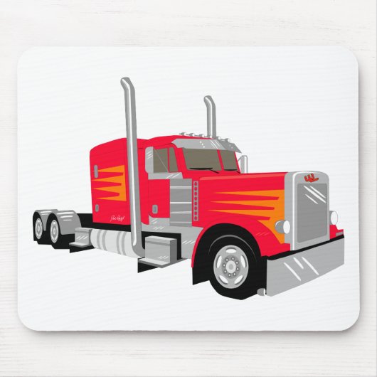 Sattelzug Mousepad (Vorne)