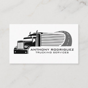 Sattelzug Transport Autoservice Visitenkarte