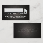 Sattelzug und Anhänger Visitenkarte (Vorne/Hinten)