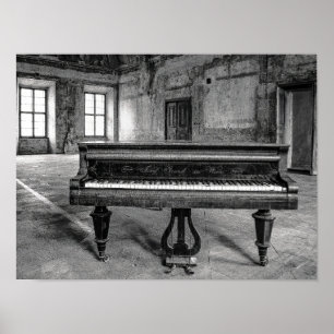 Sättige Piano-Frontansicht Poster