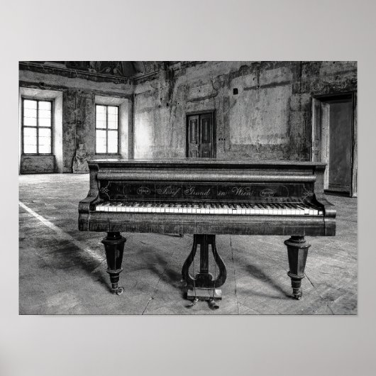 Sättige Piano-Frontansicht Poster (Vorne)