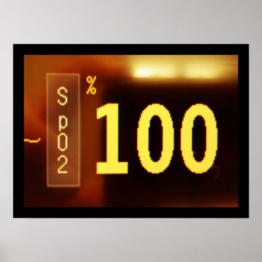 Sättigung 100% Plakat (Vorne)