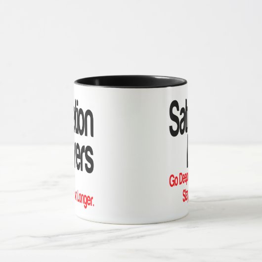 Sättigungstaucher gehen tiefer tasse (Zentrum)