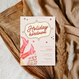 Sattle dich aufs Holiday-Hoedown-Party Einladung
