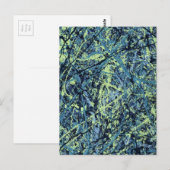 SATURATION (ein abstraktes Kunstdesign) ~ Postkarte (Vorne/Hinten)