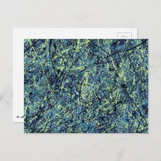 SATURATION (ein abstraktes Kunstdesign) ~ Postkarte (Vorne/Hinten)