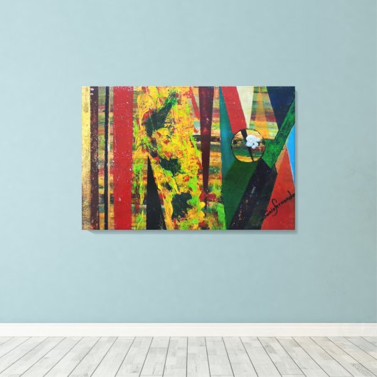 Saturation Leinwanddruck (Insitu (Holzboden))