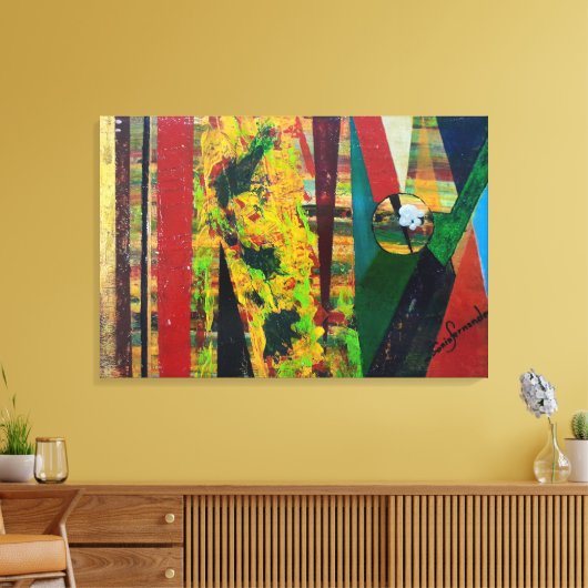 Saturation Leinwanddruck (Insitu (Wohnzimmer))