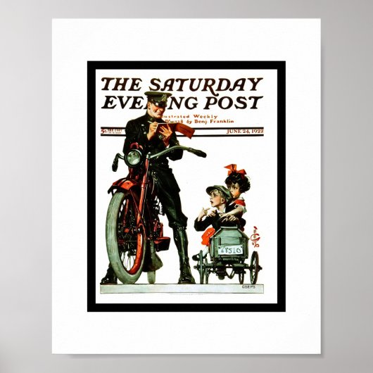 Saturday Evening Post Art Poster (Vorne)
