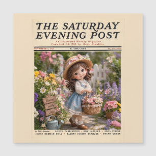 Saturday Evening Post Magnetkarte