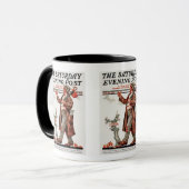 Saturday Evening Post Oct 1925 Tasse (Vorderseite Links)