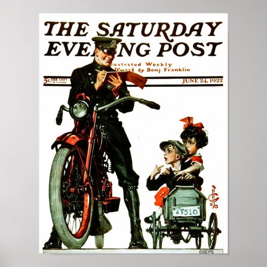Saturday Evening Post Poster (Vorne)
