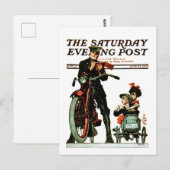 Saturday Evening Post Postkarte (Vorne/Hinten)