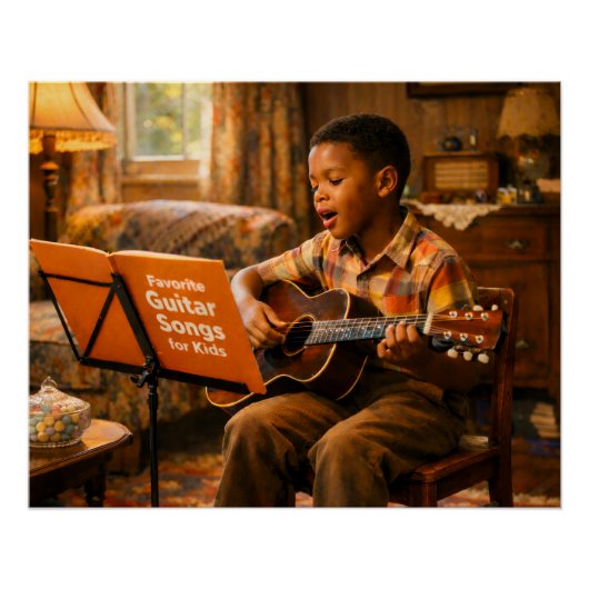 Saturday Guitar Practice Poster (Vorderseite)