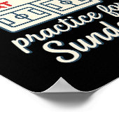 Saturdays Practice For Sundays Soccer Parent Novel Poster (Ecke)