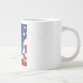 Saturn-5-Weltraumraketenanzeige Jumbo-Tasse (Rechts)