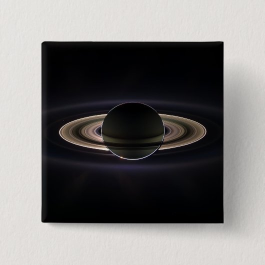 Saturn Aglow Pinback Button (Vorderseite)