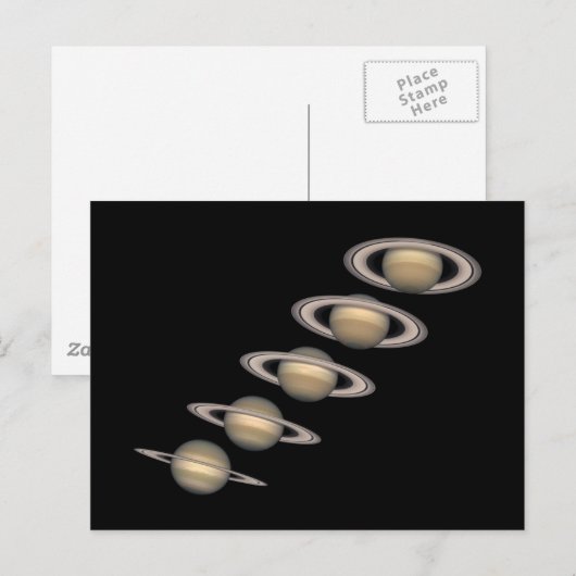 Saturn&apos Rings Postkarte (Vorne/Hinten)