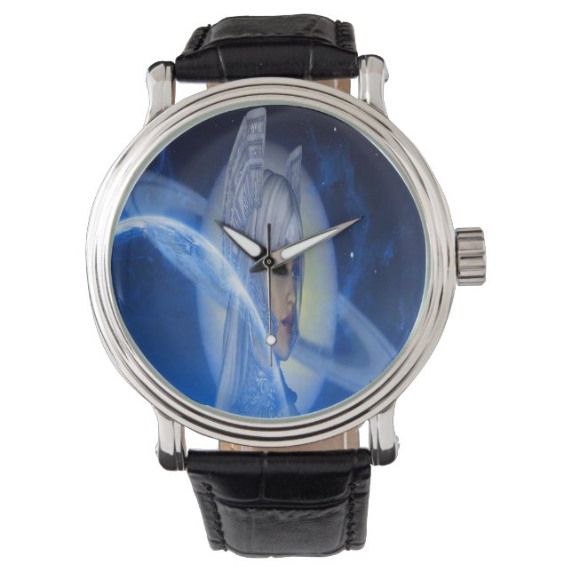 Saturn Armbanduhr (Vorderseite)