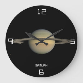 Saturn Astronomical Wall Clock Große Wanduhr