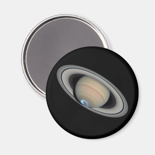 Saturn Aurora Magnet (Vorderseite/Rückseite)