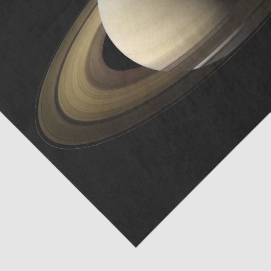 Saturn bei Spring Equinox, Cassini Decoupage Seidenpapier (Ausschnitt)