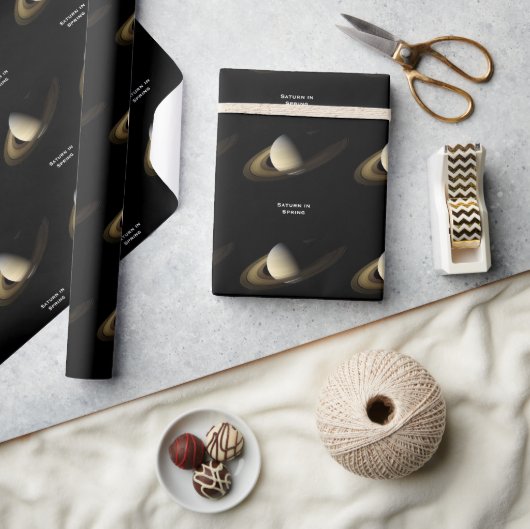 Saturn bei Spring Equinox, Cassini-Huygens Geschenkpapier (Kunsthandwerk)