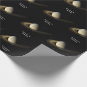 Saturn bei Spring Equinox, Cassini-Huygens Geschenkpapier (Ecke)