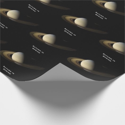 Saturn bei Spring Equinox, Cassini-Huygens Geschenkpapier (Ecke)