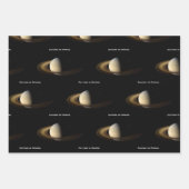 Saturn bei Spring Equinox, Cassini-Huygens Geschenkpapier Set (Vorderseite 3)