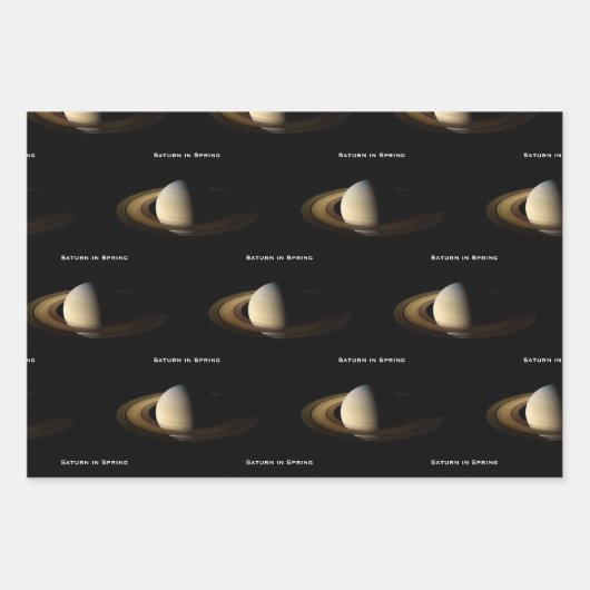 Saturn bei Spring Equinox, Cassini-Huygens Geschenkpapier Set (Vorderseite 3)