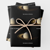 Saturn bei Spring Equinox, Cassini-Huygens Geschenkpapier Set (Beispiel)