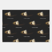 Saturn bei Spring Equinox, Cassini-Huygens Geschenkpapier Set (Vorderseite)