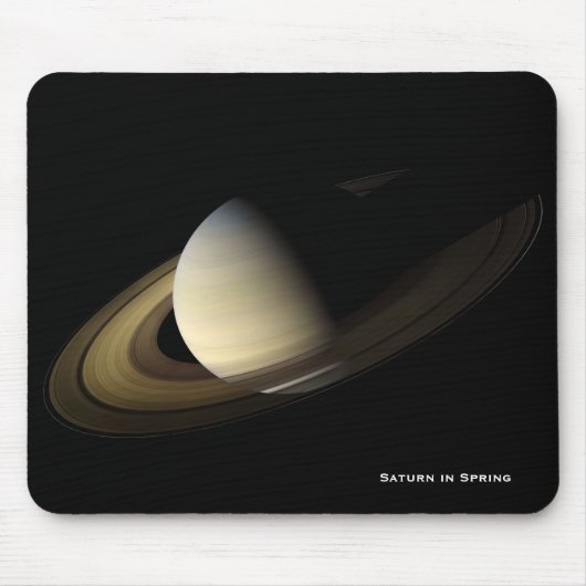 Saturn bei Spring Equinox, Cassini-Huygens Mousepad (Vorne)