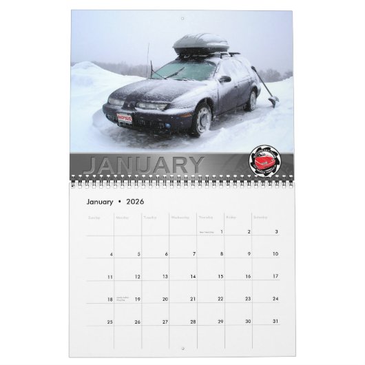 Saturn Car Club Benutzerdefinierter Kalender (Jan 2026)