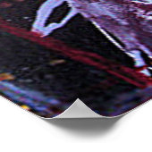 SATURN CLIFF CITY POSTER (Ecke)