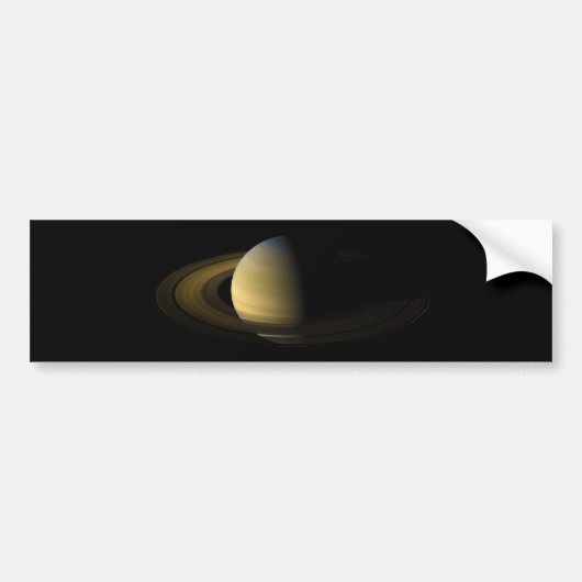 Saturn der 6. Planet vom Sun Autoaufkleber (Vorne)