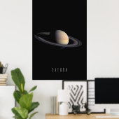 Saturn - Der Ringed Riese und Juwel unserer Solar Poster (Heimbüro)