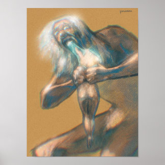 Saturn, der seinen Sohn beklagt? Poster