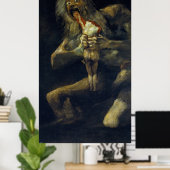 Saturn, der seinen Sohn von Francisco de Goya bekl Poster (Heimbüro)