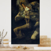 Saturn, der seinen Sohn von Francisco de Goya bekl Poster (Küche)