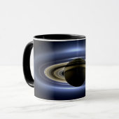 Saturn. Der Tag Erde lächelte Tasse (Vorderseite Links)
