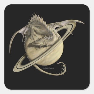 Saturn Dragon Sticker