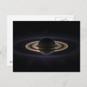 Saturn Eclipse Postkarte (Vorne/Hinten)