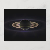 Saturn Eclipse Postkarte (Vorderseite)