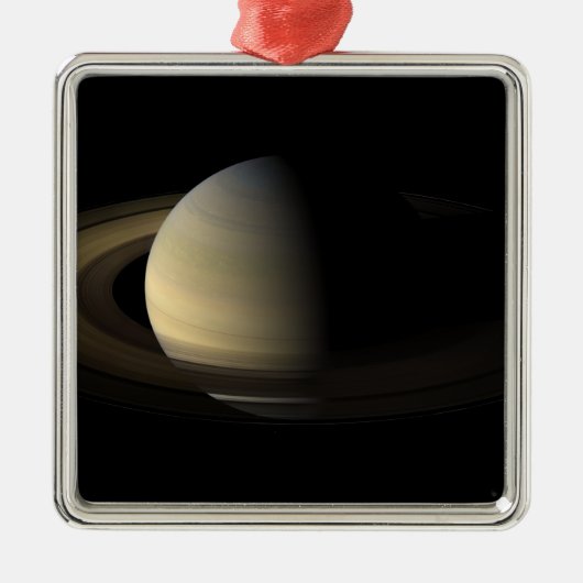 Saturn Equinox Ornament Aus Metall (Vorne)