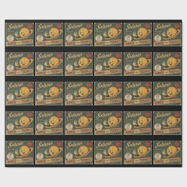 Saturn Feine Ringe Retro Vintage Weltraum Humor Geschenkpapier