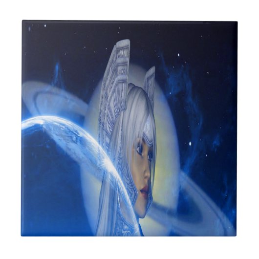 Saturn Fliese (Vorderseite)