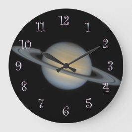 Saturn Große Wanduhr